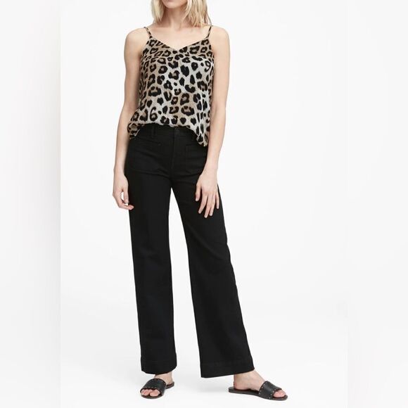 𝅺BANANA Republic Leopard Print Camisole XXS petite - Picture 1 of 11